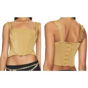 We are HAH Knock Out Top Bustier Corset Style - Shroom Brown - Size XL - $128